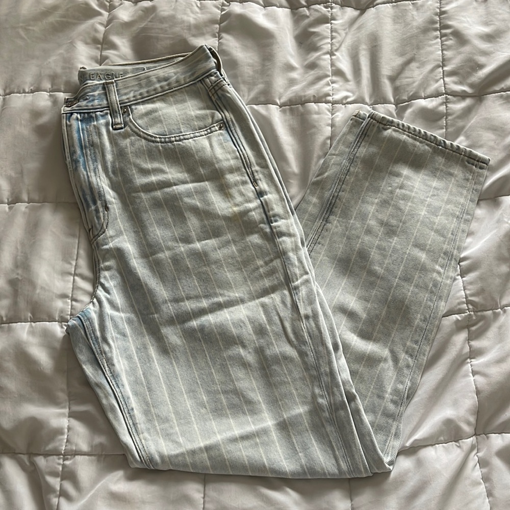 AEO Pinstripe Jeans